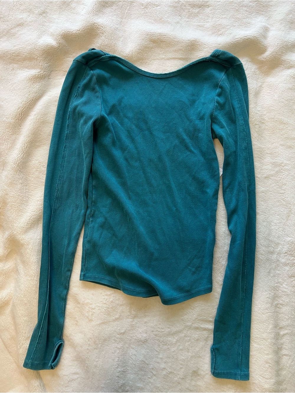 Free People – Long Sleeve Teal Top